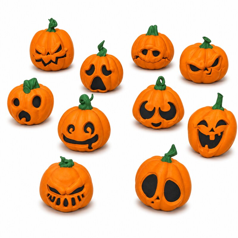 3D Printing Drawing - Adornos de Halloween con forma de