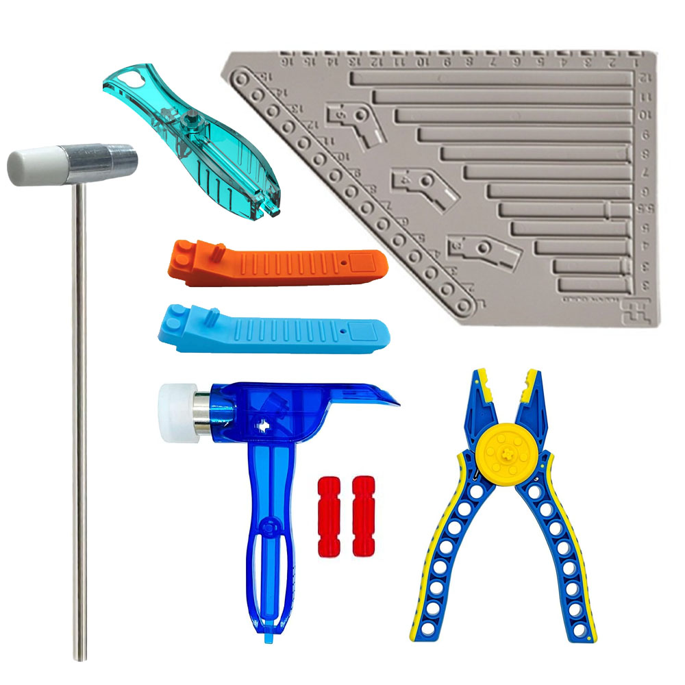 3D Printing Excavator - Ladrillos de juguete, placa medidora, bloques