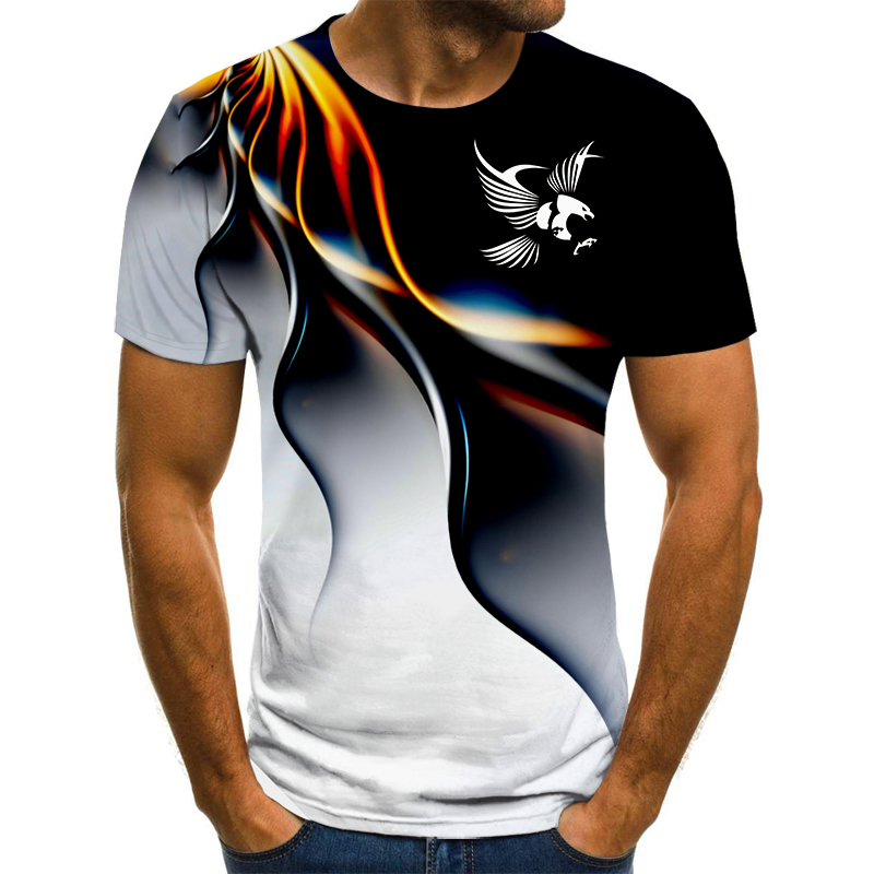 3D Printing Eagle - Camiseta con estampado 3D de águila