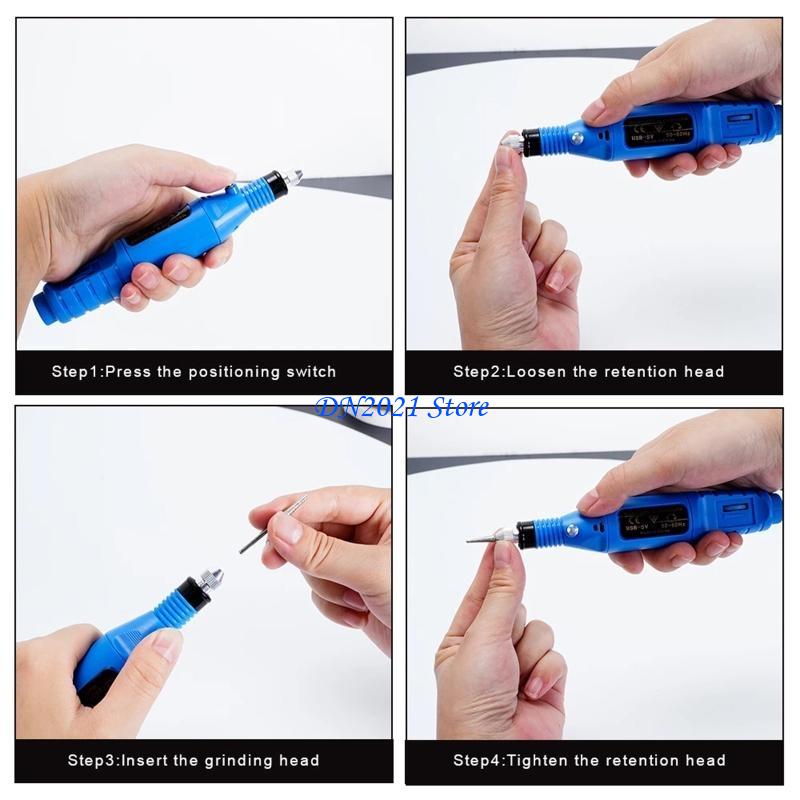 3D Printing Pen - Juego taladro eléctrico F3KE, Mini lijadora