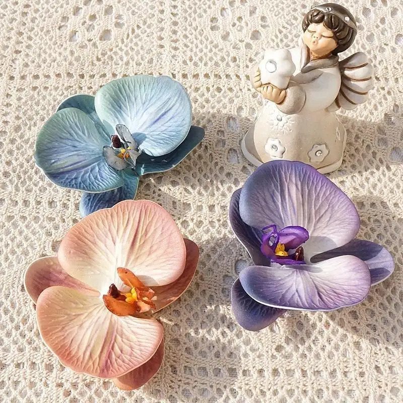 3D Printing With Silicone - Tocado de orquídeas y mariposas impreso