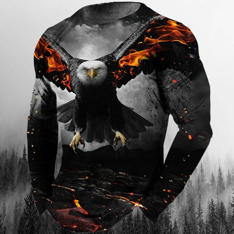 3D Printing Eagle - Camisetas geniales con estampado 3D de