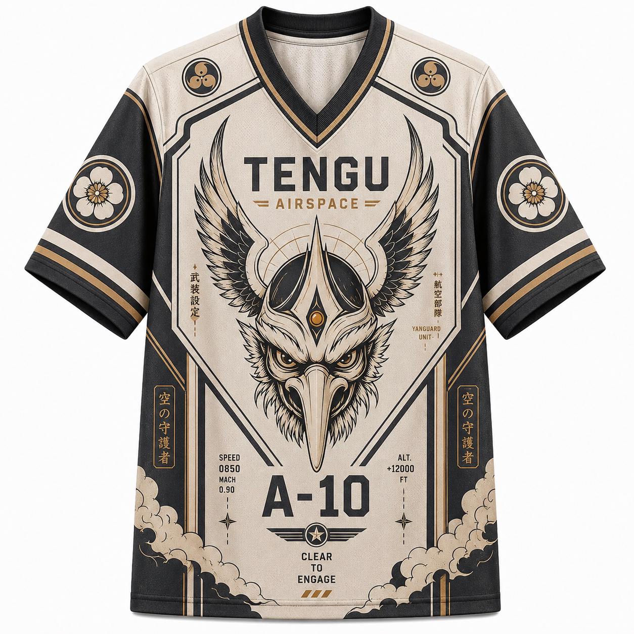 3D Printing Eagle - Camiseta de cuello en V con