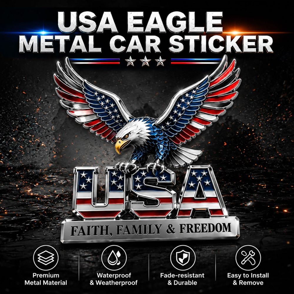 Emblema Metálico 3D en Relieve - 3D Printing Eagle reseña y precio