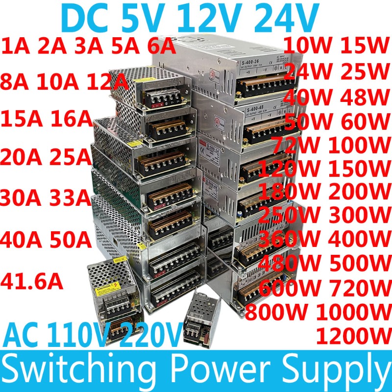 Fuente de alimentación conmuta - 3D Printer Power Supply reseña y precio
