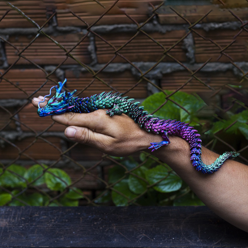 Modelo de dragón con impresión - 3D Printing Gif reseña y precio