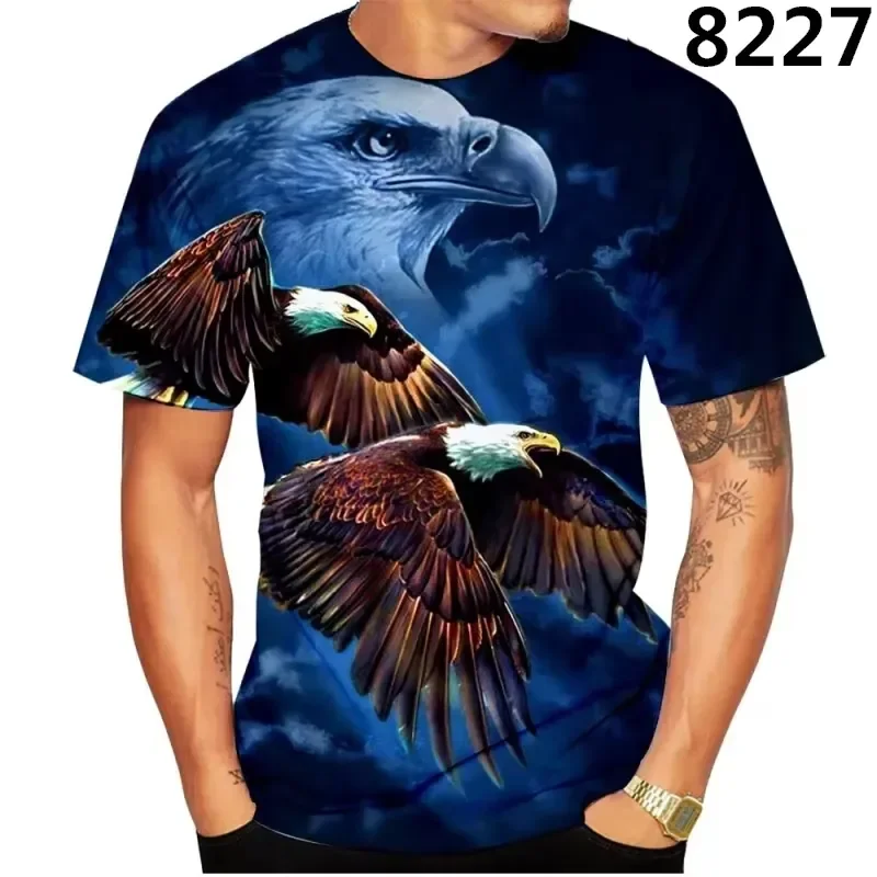 Camiseta de hombre con estampa - 3D Printing Eagle reseña y precio