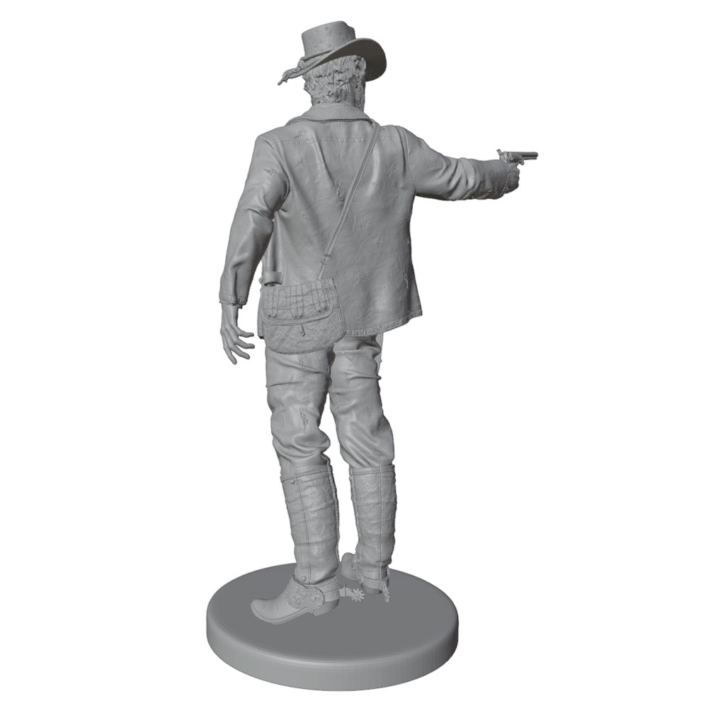 Figura de Vaquero del Oeste Re - 3D Printing Drawing reseña y precio