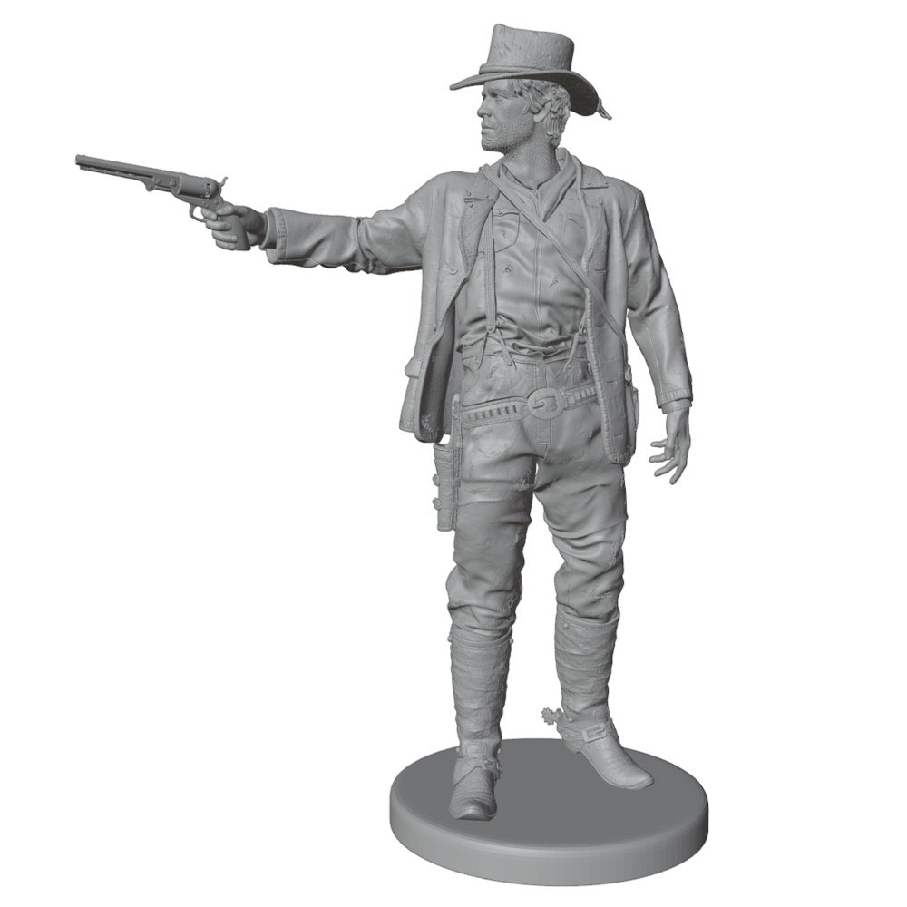Figura de Vaquero del Oeste Re - 3D Printing Drawing reseña y precio