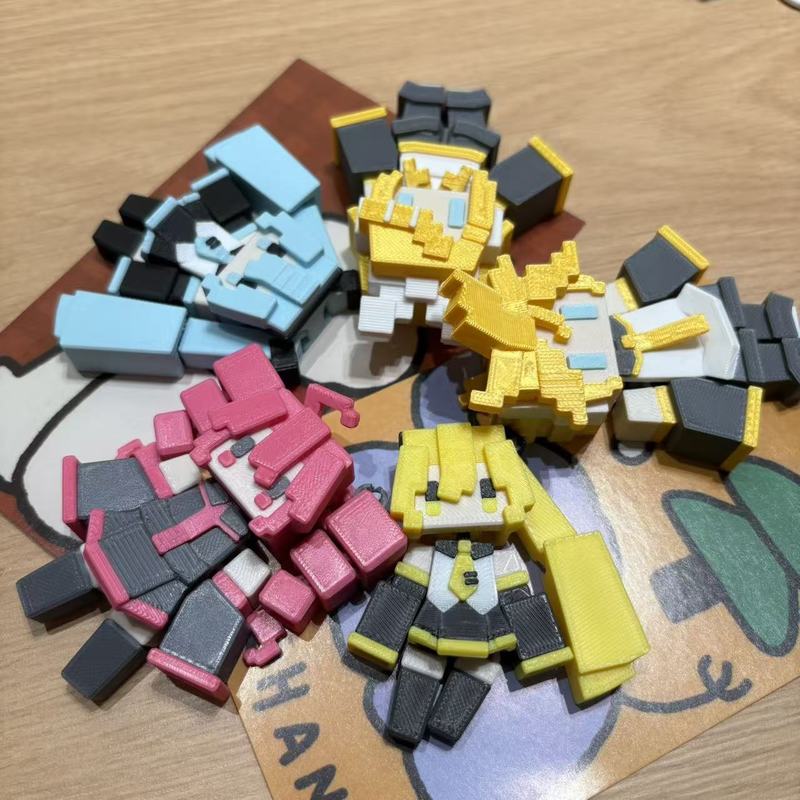 Llavero Impreso en 3D de Hatsu - 3D Printing Gif reseña y precio