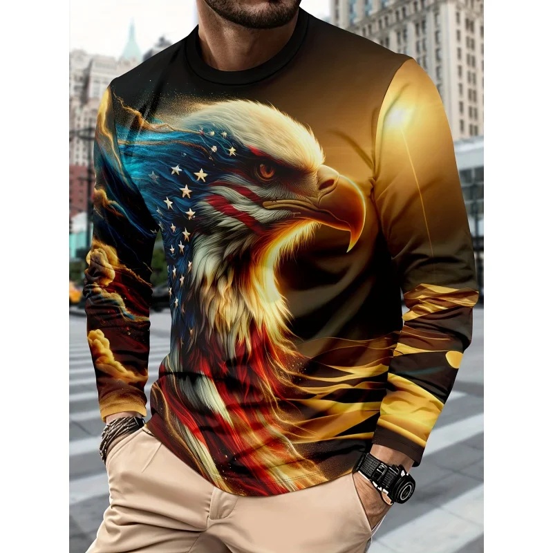 Camiseta con estampado de band - 3D Printing Eagle reseña y precio