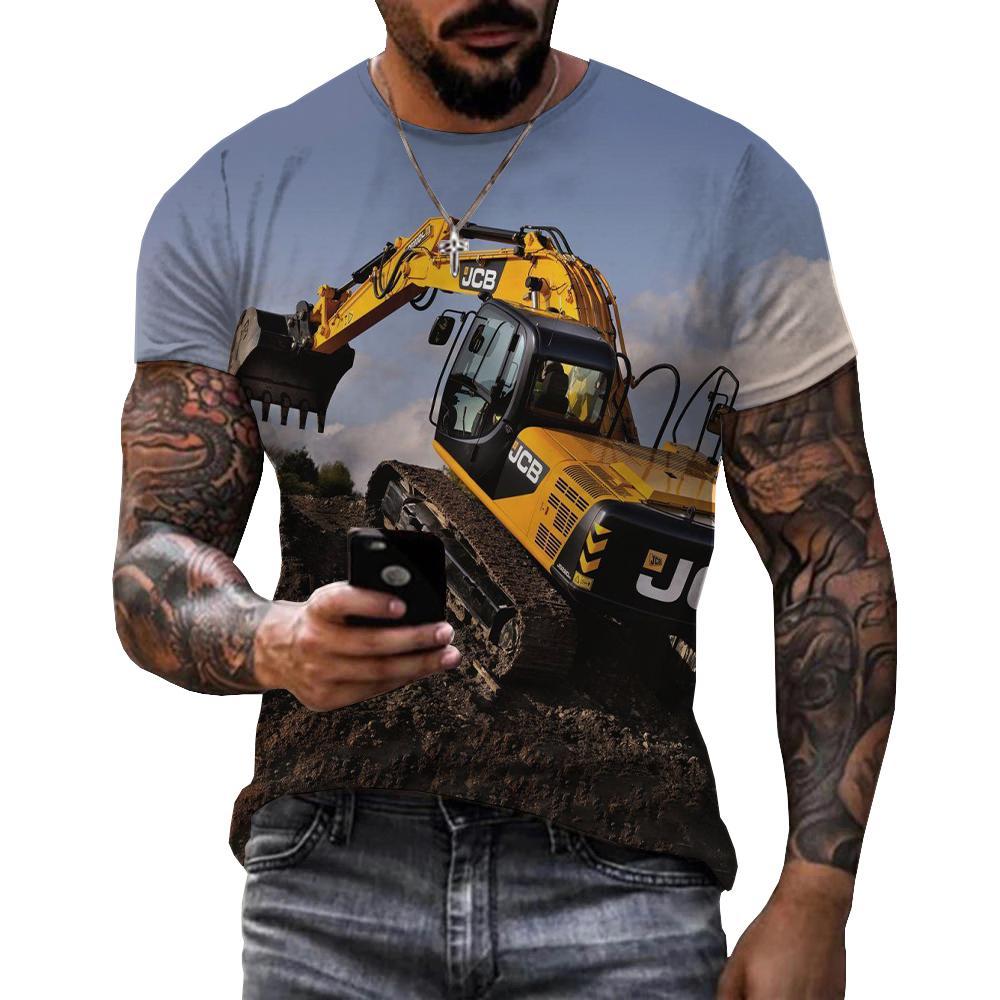 Camiseta con estampado 3d de T - 3D Printing Excavator reseña y precio