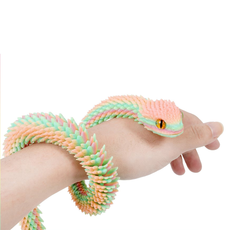 Serpiente impresa en 3D, jugue - 3D Printing Gif reseña y precio