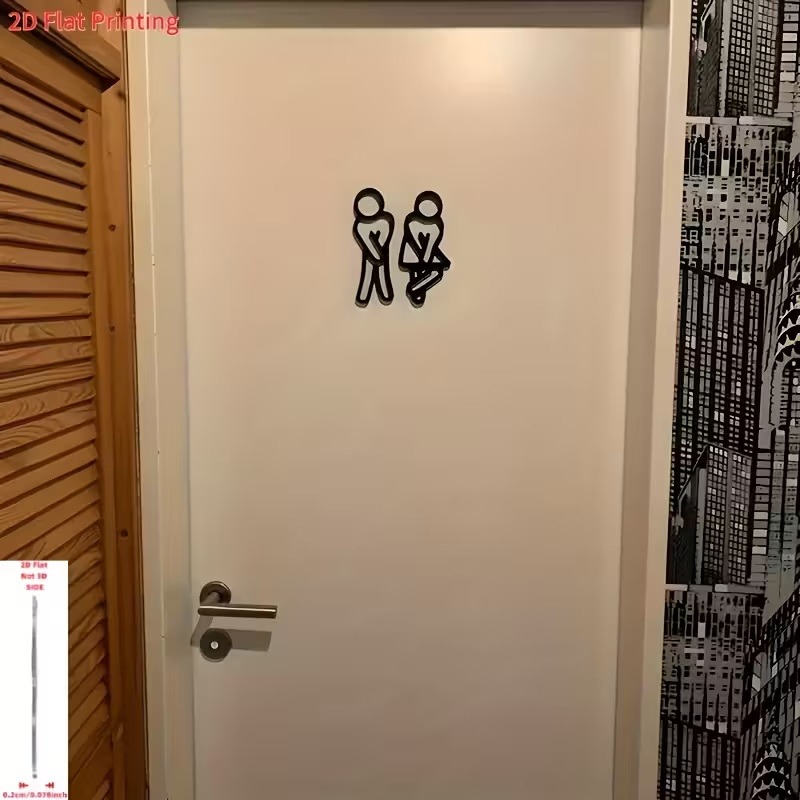 Letrero de puerta de baño impr - 3D Printing Cafe reseña y precio