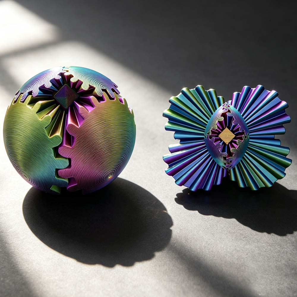 Juguete creativo con forma de  - 3D Printing Gif reseña y precio