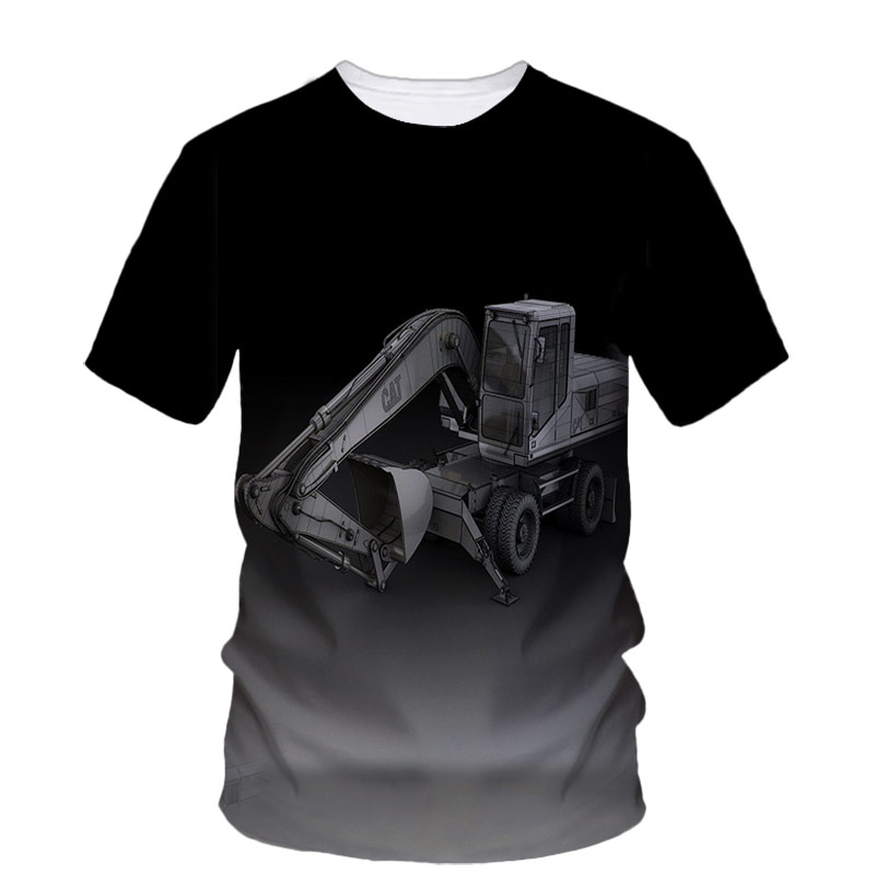 Camiseta estampada de excavado - 3D Printing Excavator reseña y precio