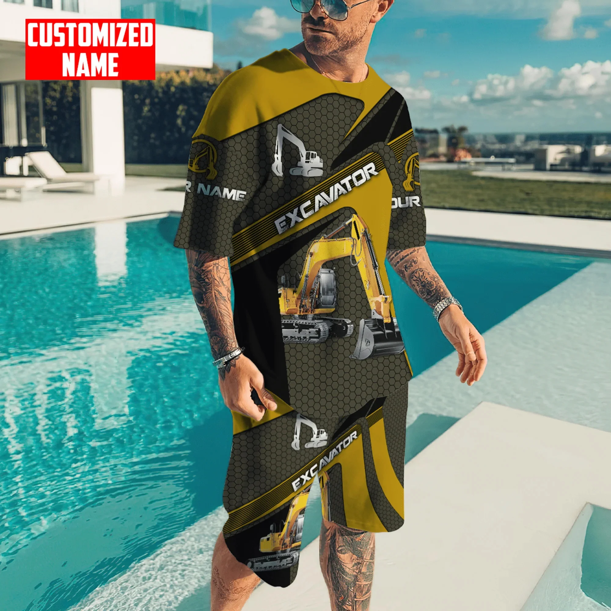 Conjunto de camiseta y pantalo - 3D Printing Excavator reseña y precio