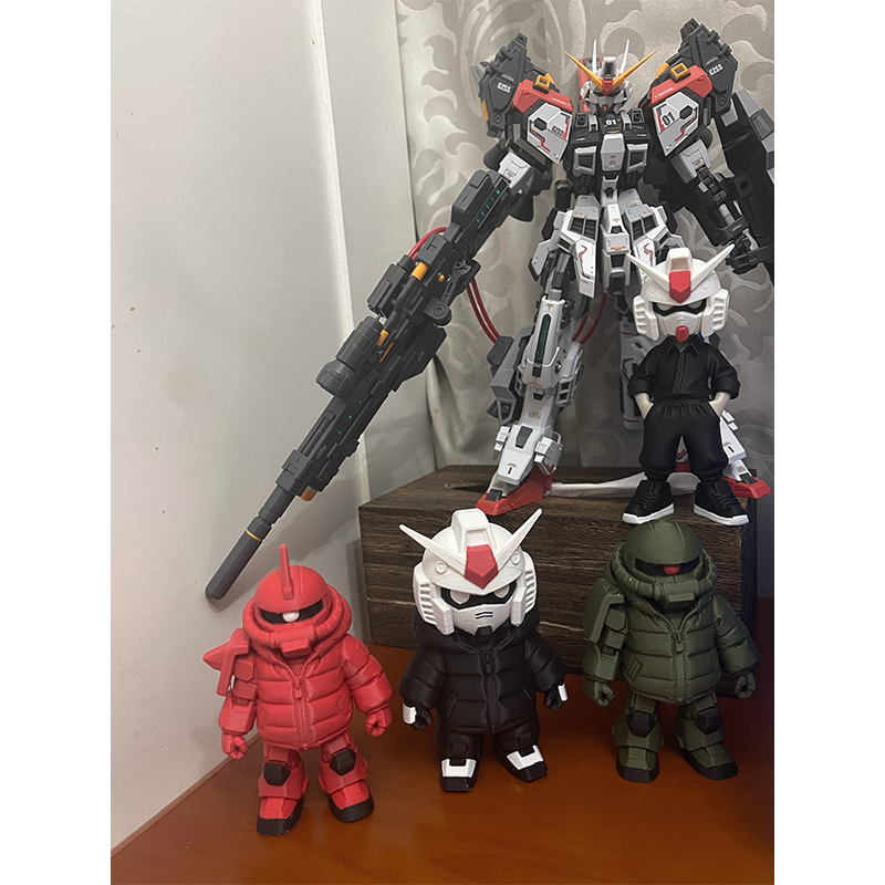 Modelo Yige Versión Q Zaku Rx- - 3D Printing Gif reseña y precio