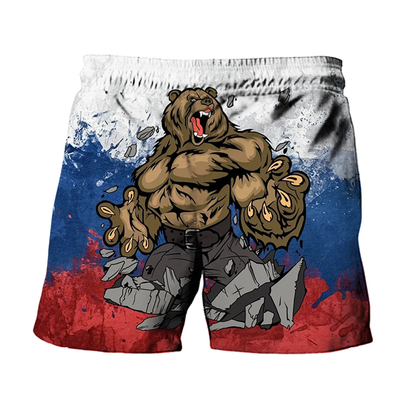 Pantalones cortos de playa con - 3D Printing Eagle reseña y precio