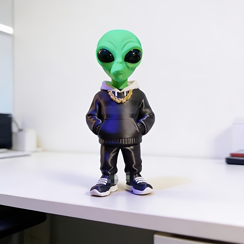 1 figura de alienígena verde c - 3D Printing Drawing reseña y precio